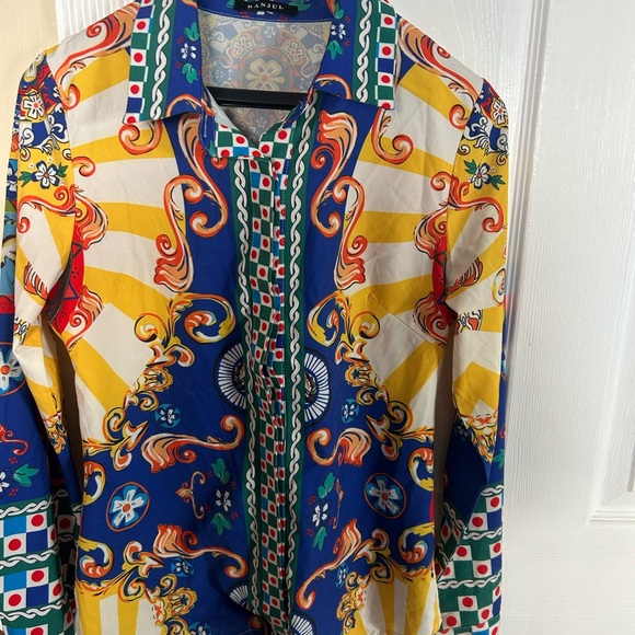 Banjul Multicolor Geometric and Floral Set Size S - Picture 3 of 7